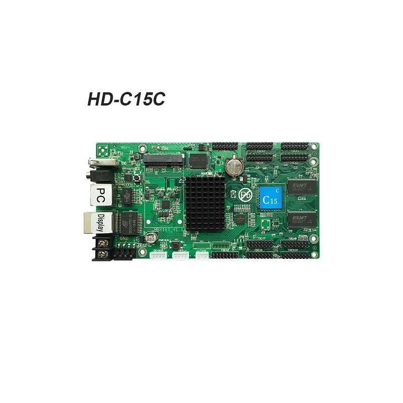 HD-C15C USB LAN SCHEDA DI CONTROLLO LEDWALL ASINCRONO FULL COLOR 384X320 PIXEL SCHEDE DI GESTIONE E PROCESSORI HUIDU