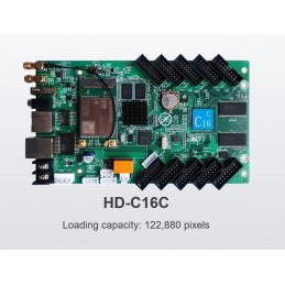 HD-C16C WI-FI USB LAN SCHEDA DI CONTROLLO LEDWALL ASINCRONO FULL COLOR 384X320 PIXEL SCHEDE DI GESTIONE E PROCESSORI HUIDU