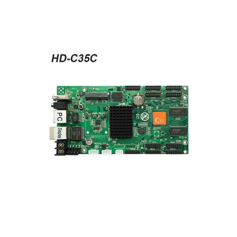 HD-C35C USB LAN SCHEDA DI CONTROLLO LEDWALL ASINCRONO FULL COLOR 512X1024 PIXEL SCHEDE DI GESTIONE E PROCESSORI HUIDU