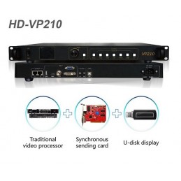 Processore ledwall video 3 in 1 HD-VP210 wifi sincronoGamma di controllo:1280 x 1024 pixel SCHEDE DI GESTIONE E PROCESSORI HUIDU